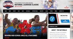 Desktop Screenshot of nationallacrosseclassic.com